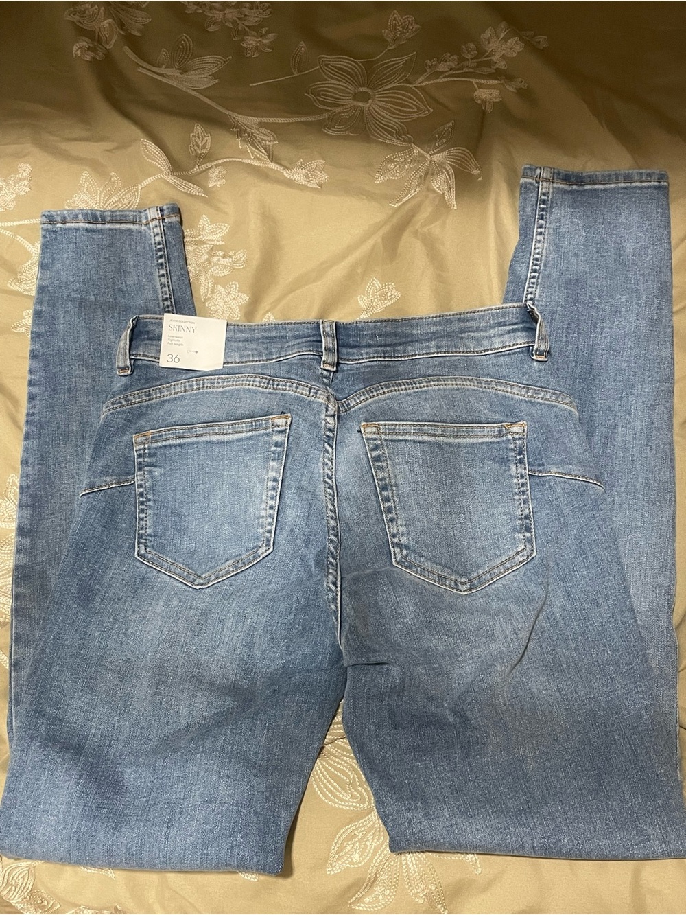 Light Blue Women's Skinny Jeans - MNG
